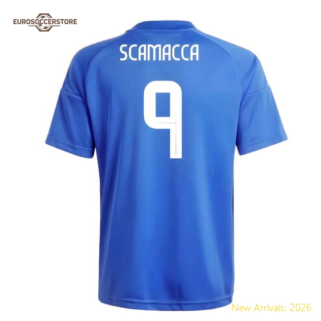 Non-toxic Kids Football Team Scamacca Jersey 2024-2025