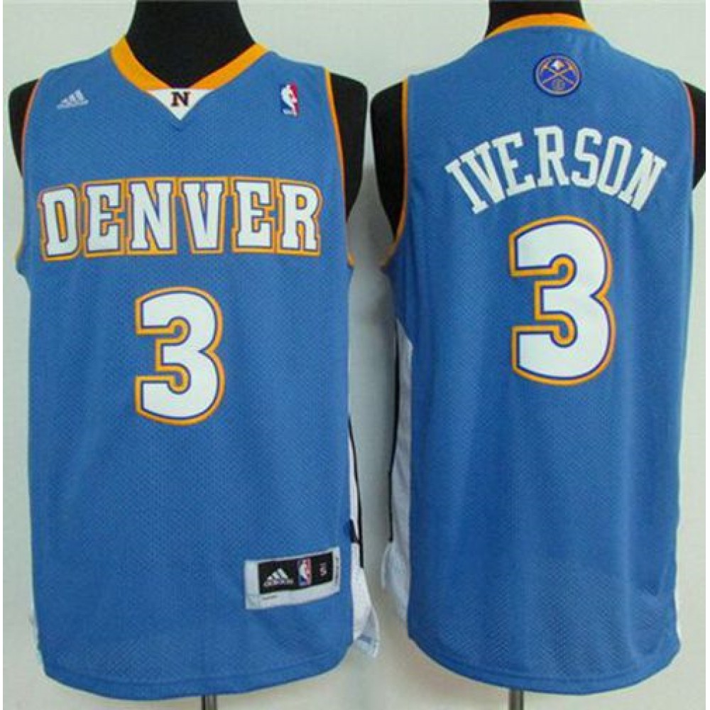Authentic 3 Jersey Blue - Basketball Fan Gear