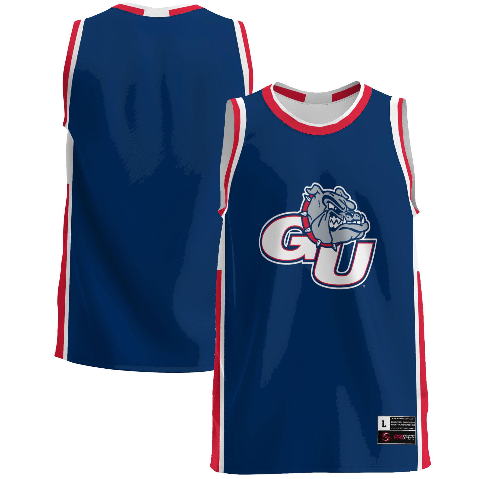 Gonzaga Bulldogs GameDay Greats Lightweight Basketball Jersey - Blue