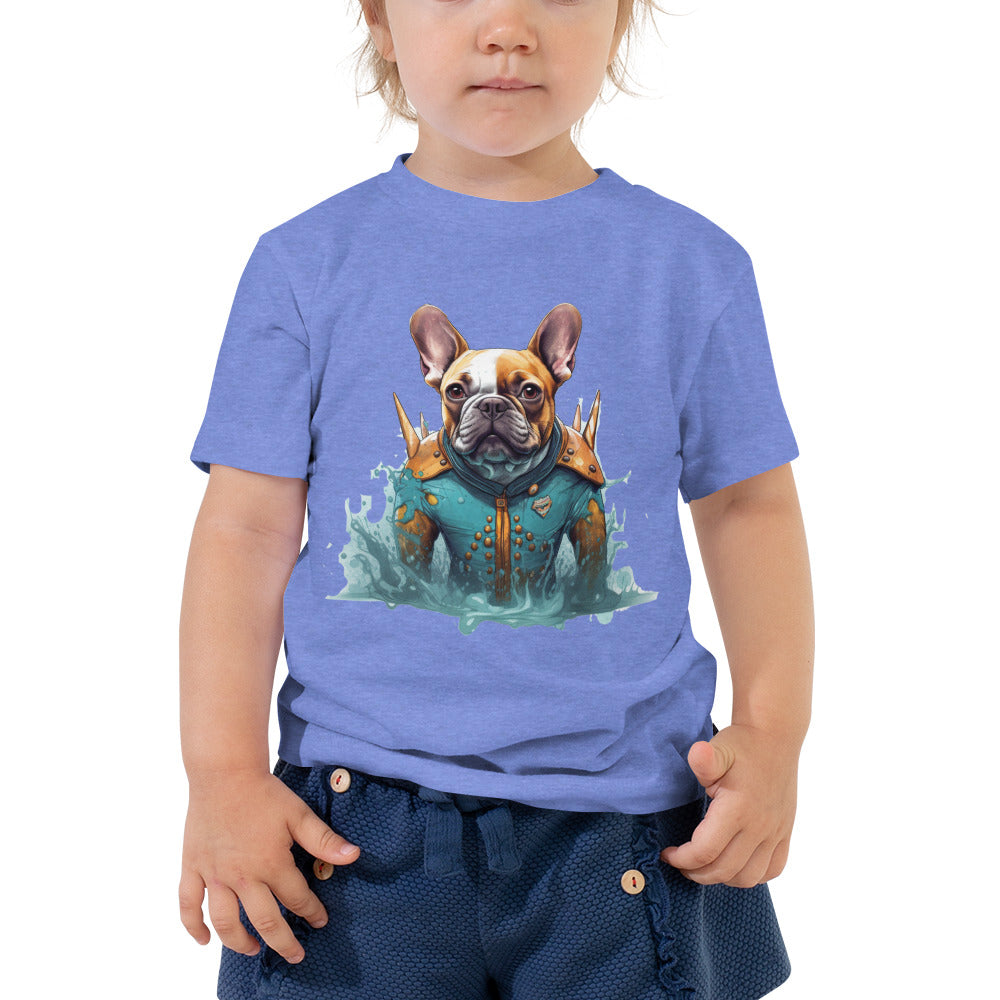 Lifestyle-Driven Adorable French Bulldog Kids' T-shirt as a Gift Durable