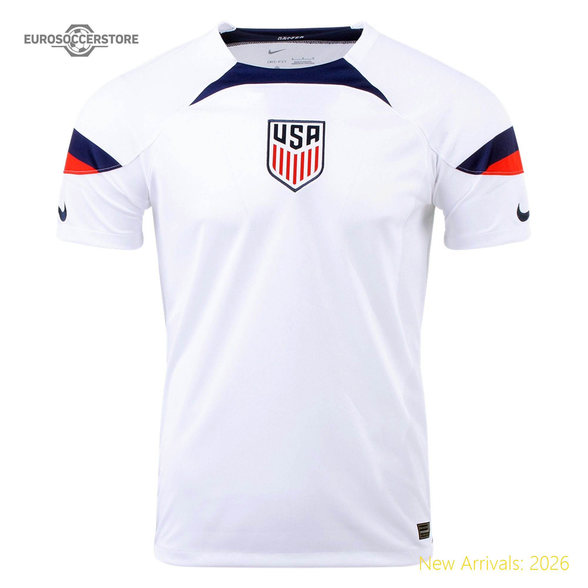 Sleek Design Men High-quality Usa Soccer Star Home Jersey 2022