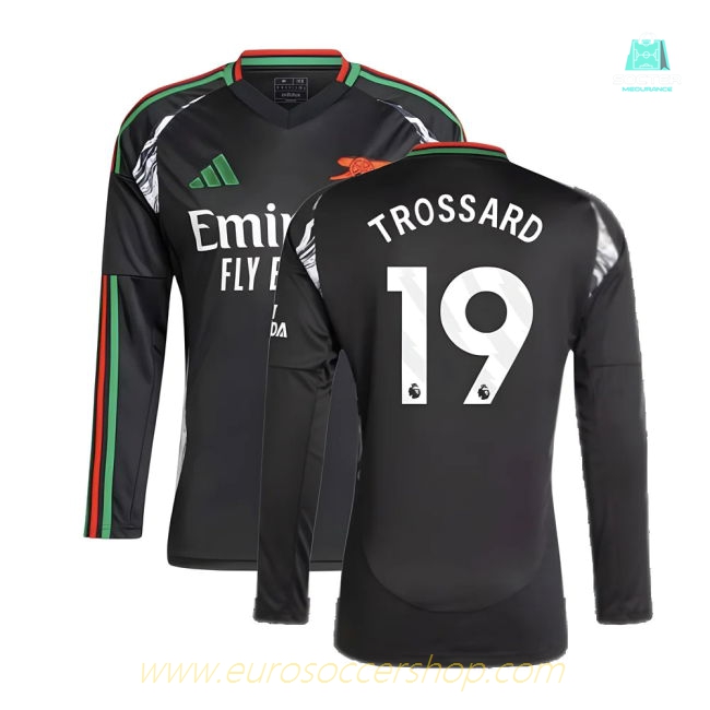 2024-2025 Arsenal Away Long Sleeve Shirt (Trossard 19)