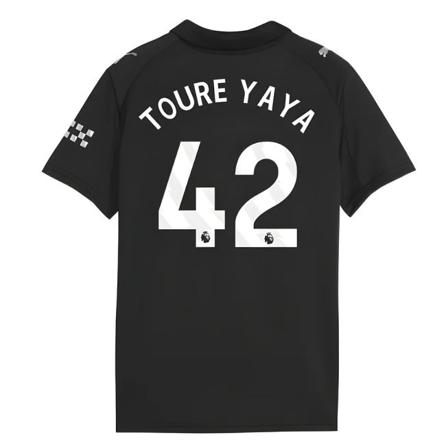 Trendy Man City 2025-2026 Man City Away Shirt (Kids) (Toure Yaya 42...