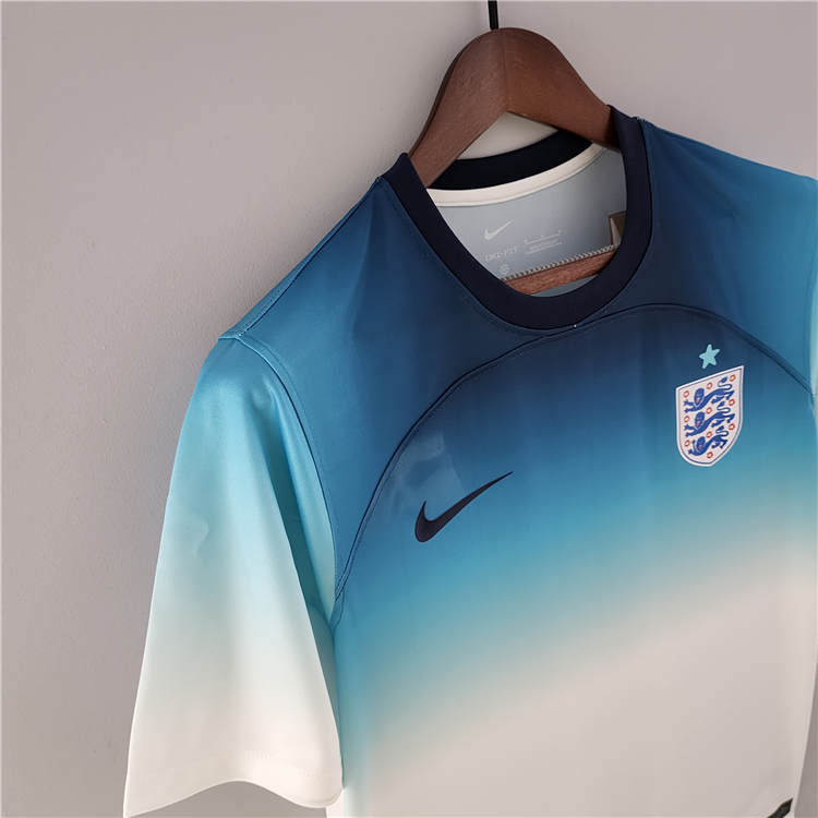 World Cup 2022 England Blue Training Shirt - World Cup Collection