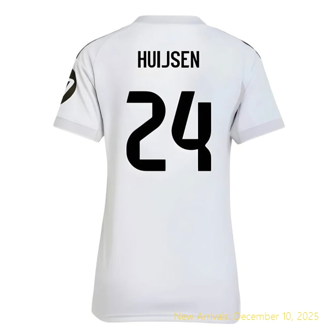 2025-2026 Real Madrid Home Shirt - Genuine Uniform (Huijsen 24) -...