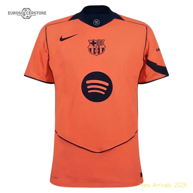Performance Genuine 2025-2026 Barcelona Authentic Third Shirt