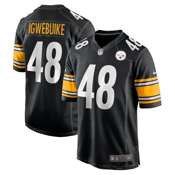 Performance Pittsburgh Steelers Game Jersey - Premium Black NFL Fan...