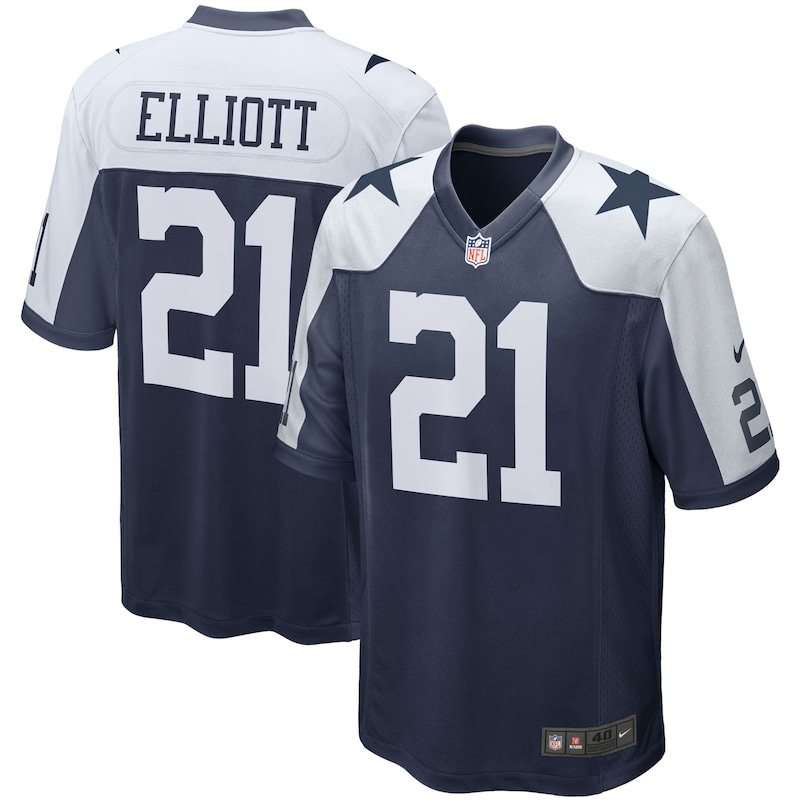 None Ezekiel Elliott DAL Cowboys Premium Material Authentic Jersey