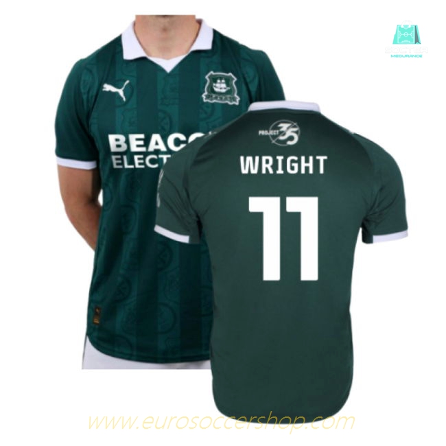 2025-2026 Plymouth Argyle Home Shirt (Wright 11)