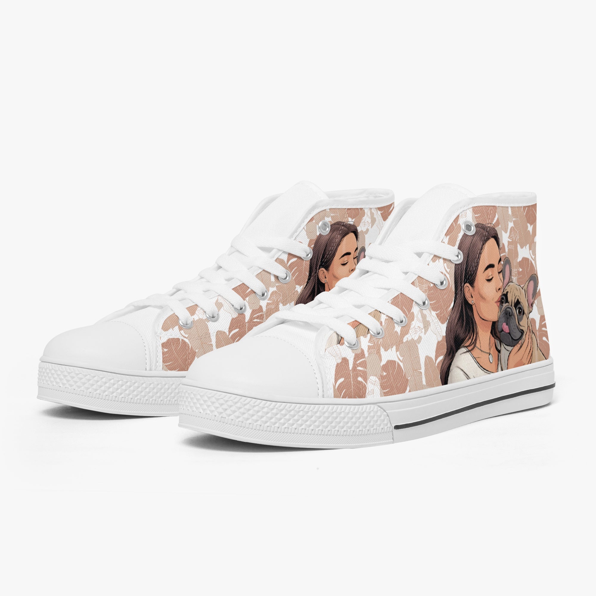 Fontanne - Classic High-Top Canvas Shoes