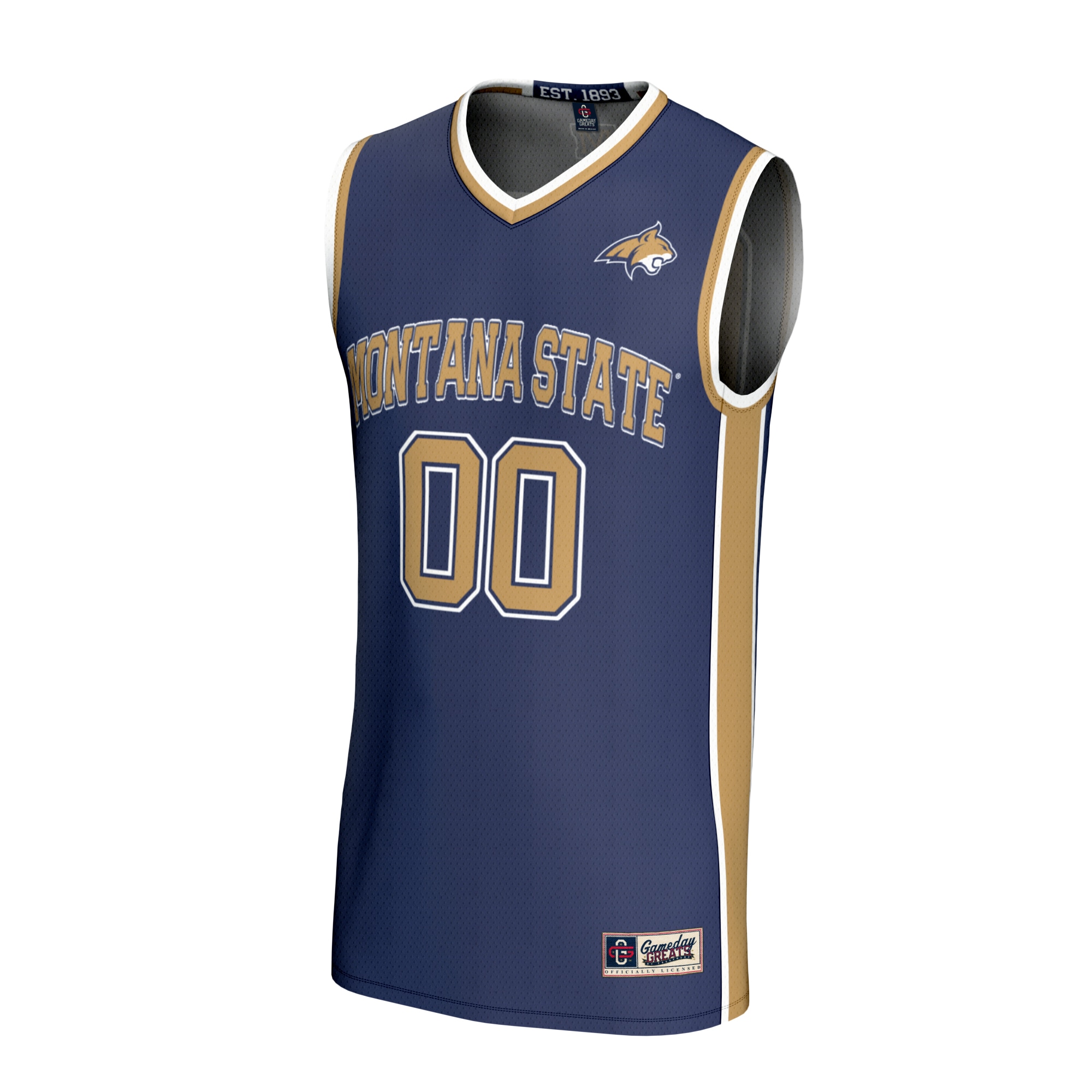 [DDG] Montana State Bobcats GameDay Greats Youth Lightweight Basketball Fashion Jersey - Navy