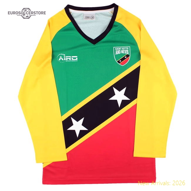 St Kitts and Nevis 2024-25 Long Sleeve Concept Shirt (LB) (BNWT)