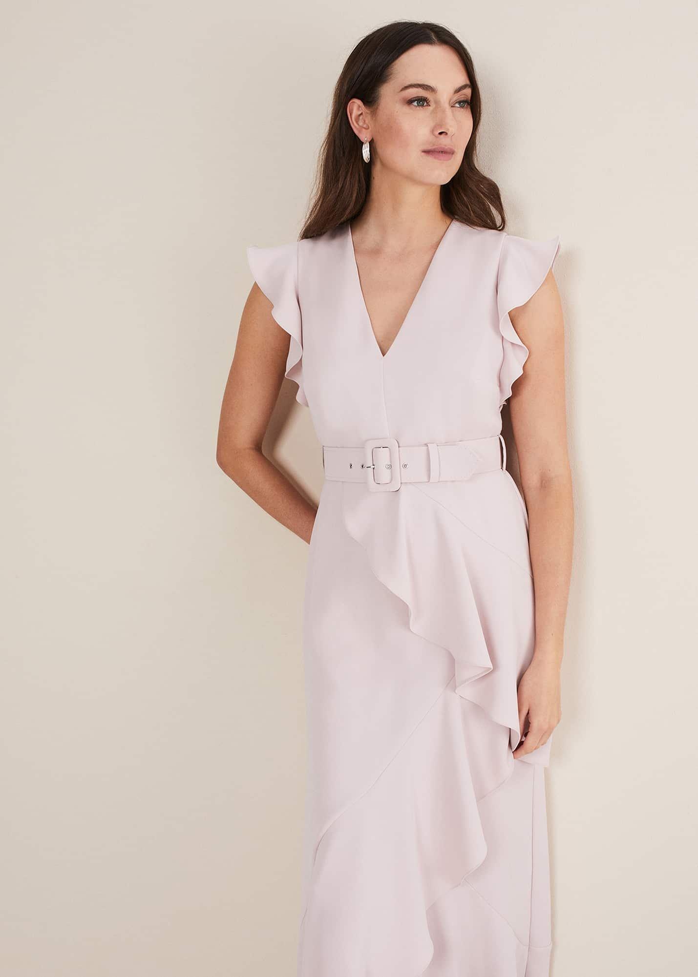 Phoebe Frill Maxi Dress