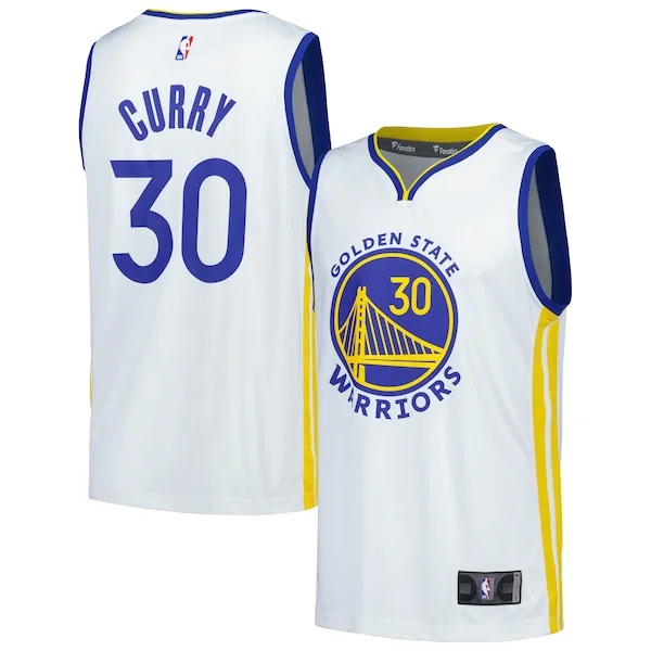 Stephen Curry GSW Replica Jersey - trendy Basketball - White