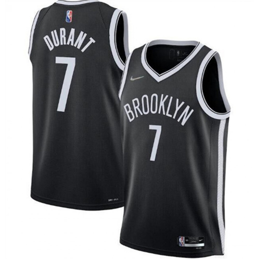 Brooklyn Nets Kevin Durant7 Jersey Black - Basketball Fan Gear