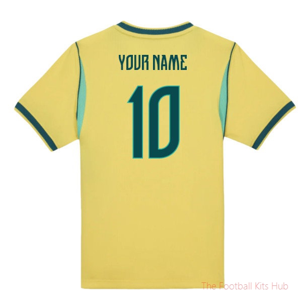 Custom Name Brazil Home Kit 2026-2027 Football Jersey Little Boys'