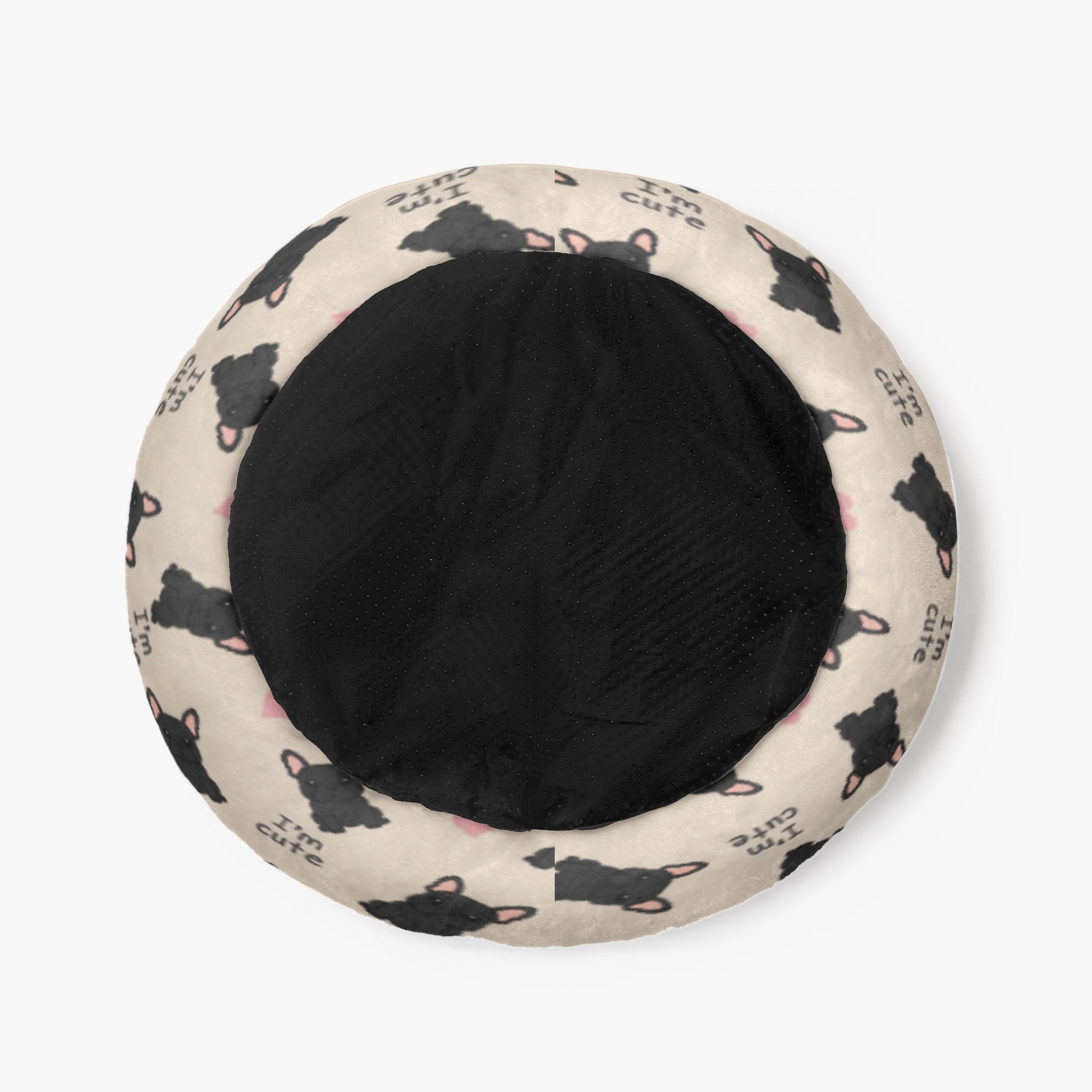 Anti-anxiety Donut Bed For French Bulldogs Pet Gear | Comfort Fit