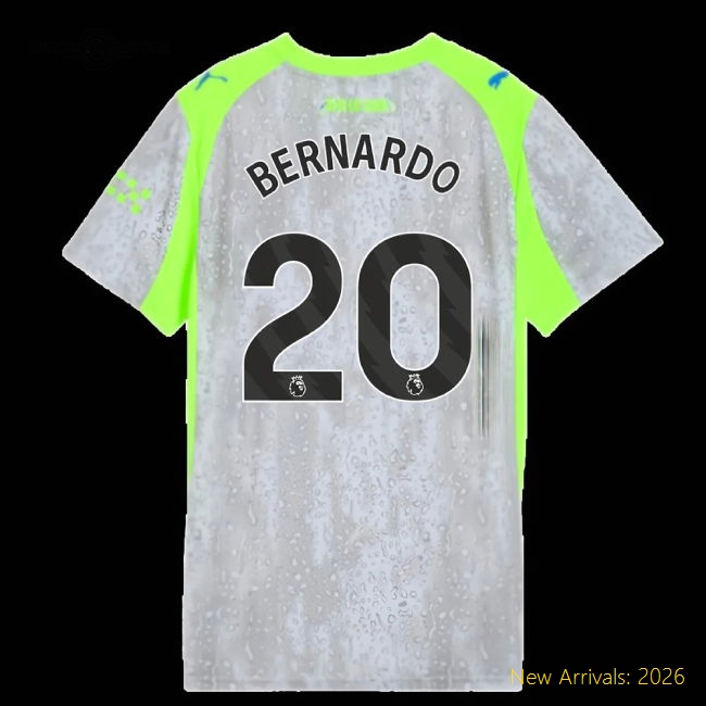 2025-2026 Man City Womens Chic Bernardo Jersey Drycell Drycell
