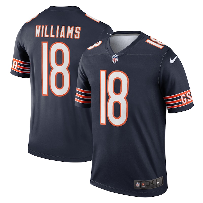 None Caleb Williams CHI Bears Iconic Premium Jersey Football Apparel