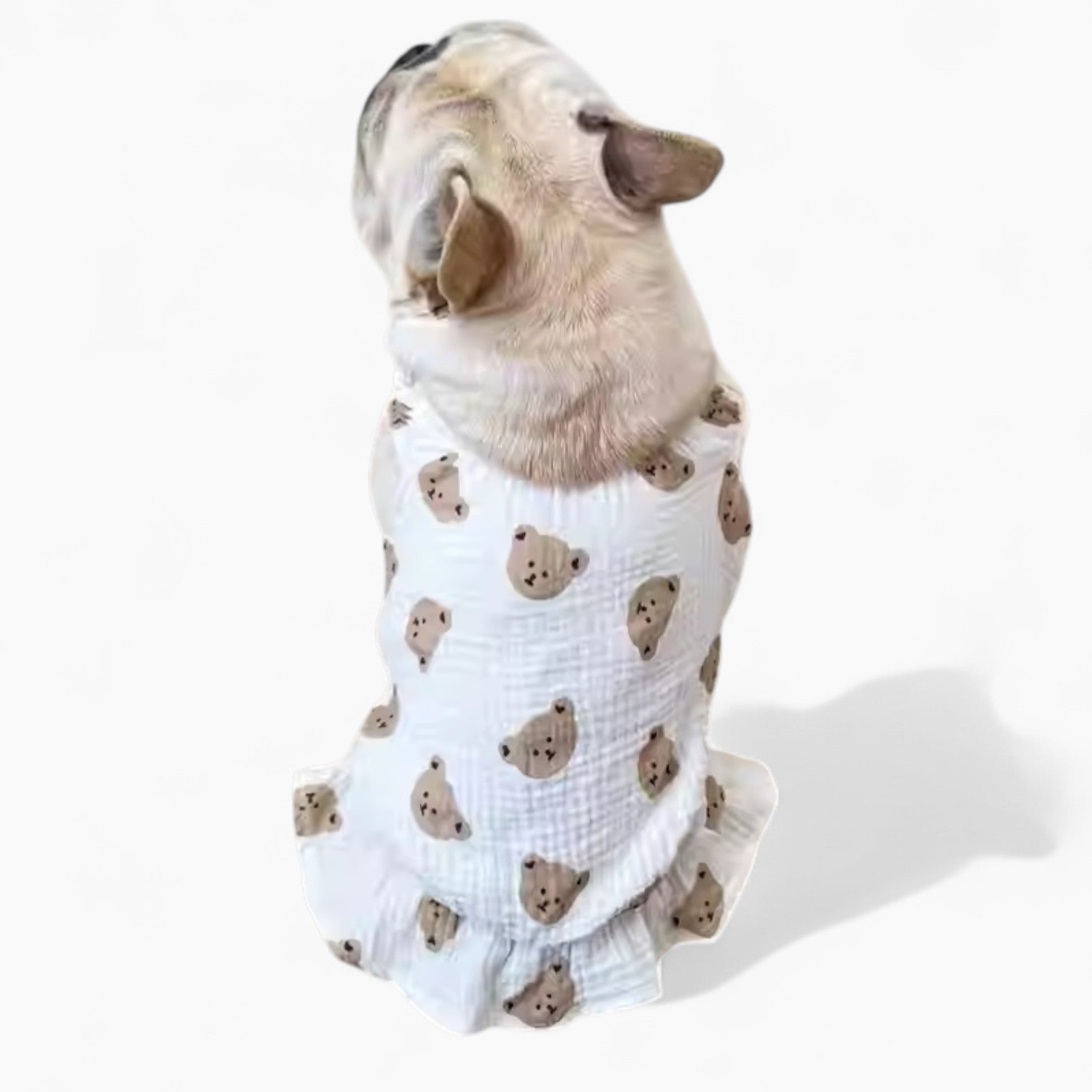 French Bulldog Chicruff Frenchie Summer Cotton Dress – Breathable