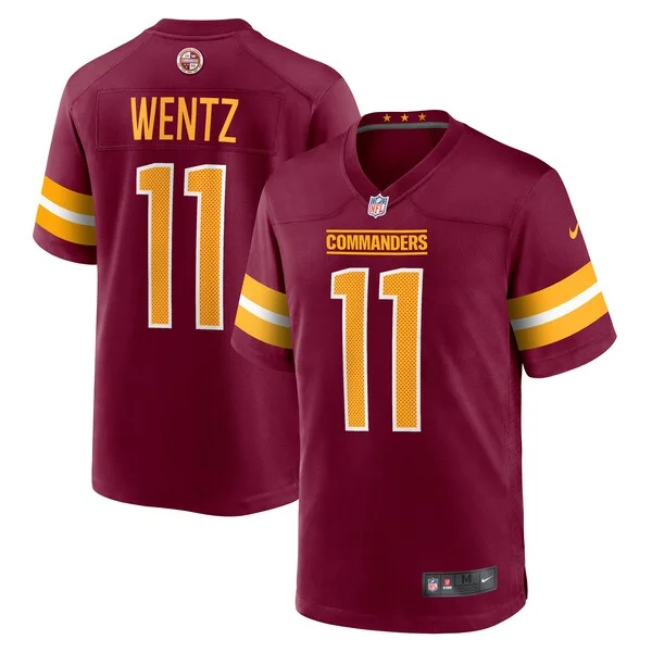 None Game NFL Jersey - Burgundy | Pro-Level Football Apparel