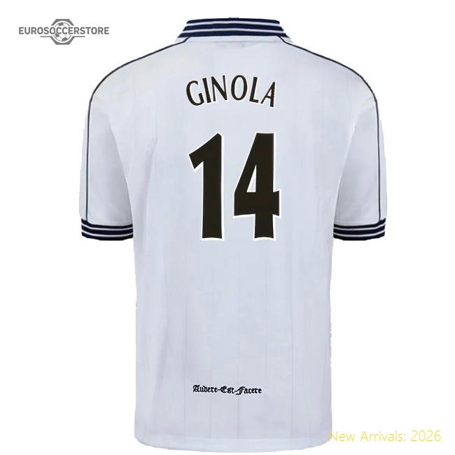 Authentic 1997-1999 Tottenham Home Pony Retro Shirt (ginola 14)