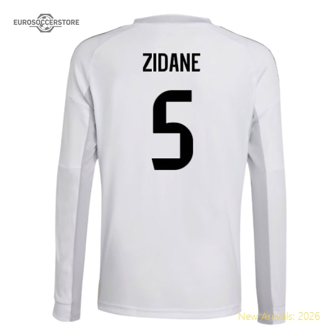 Non-toxic Kids Football Team Zidane Jersey 2025-2026 Stretchy