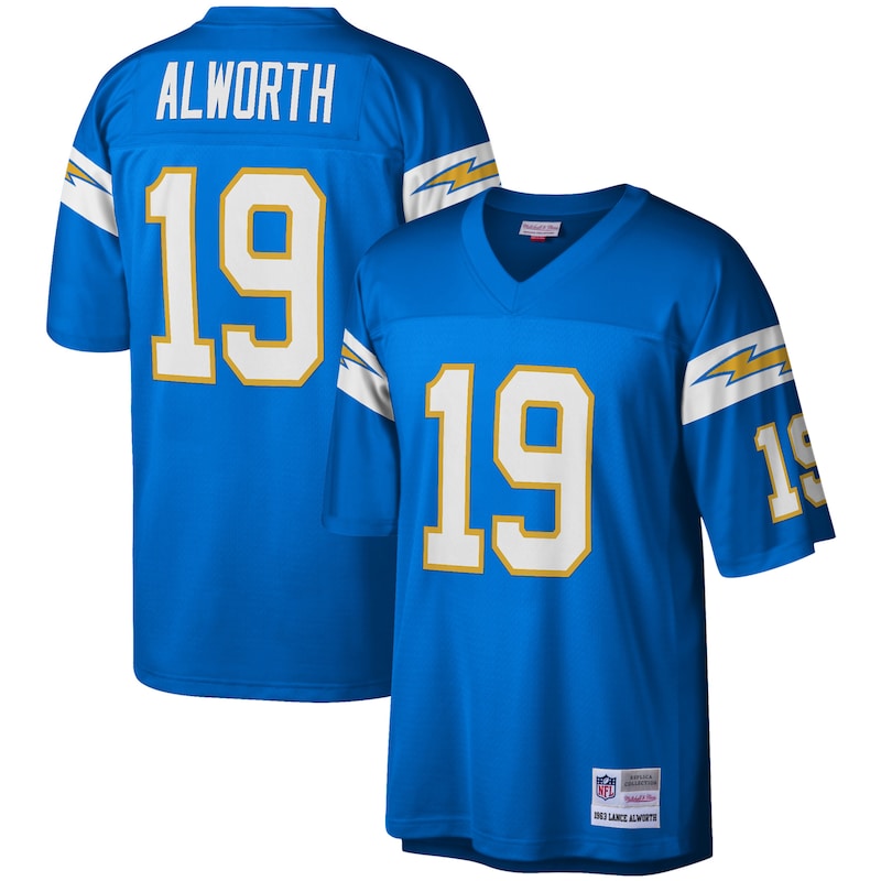 None Lance Alworth LA Chargers Retro Elite Jersey Game Day Wear