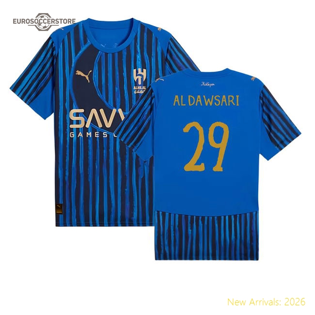 Football Team Kids Al Dawsari Child-friendly Jersey Performance Fabric