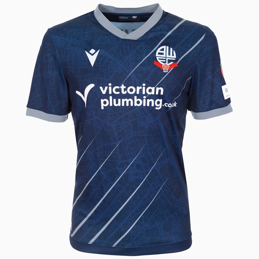[LK] Bolton Wanderers Home, Kits Released 25 26 Away Third Kit &