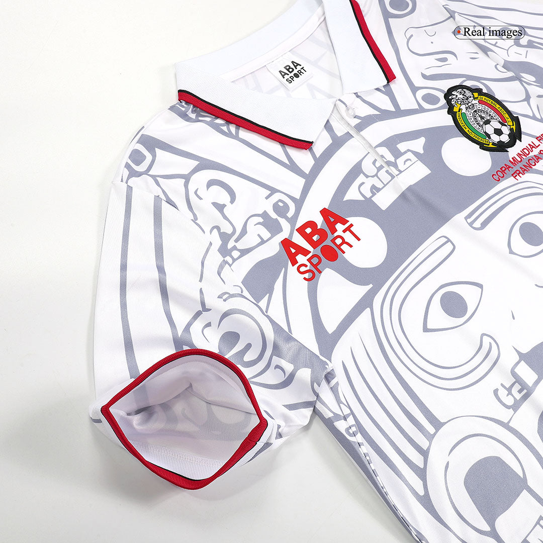 Mexico Away Retro Soccer Jersey 1998 Authentic Kit