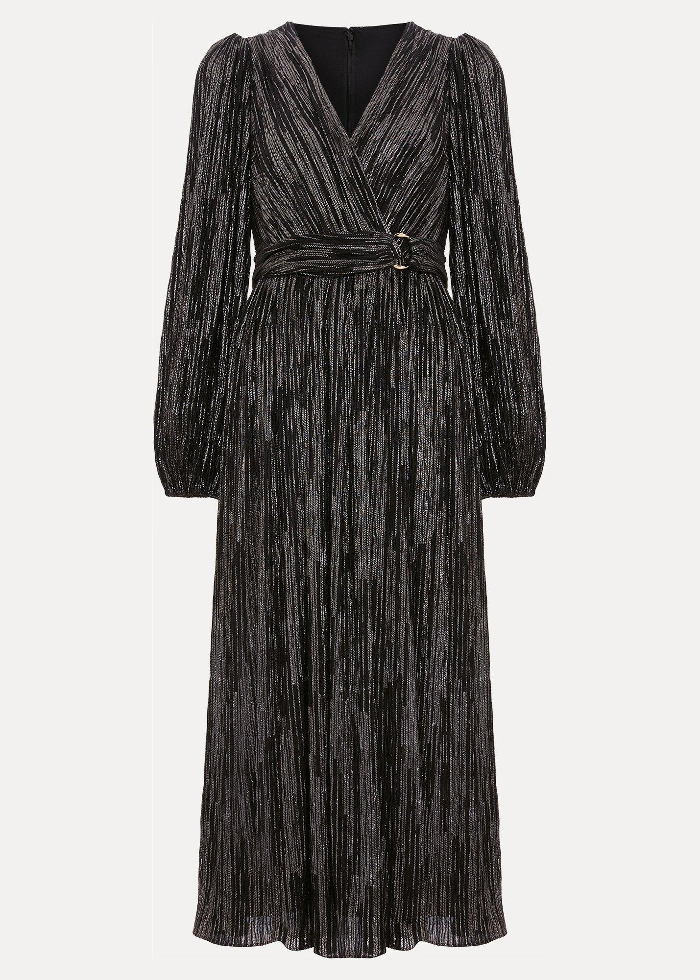 Petite Emre Stripe Midi Dress