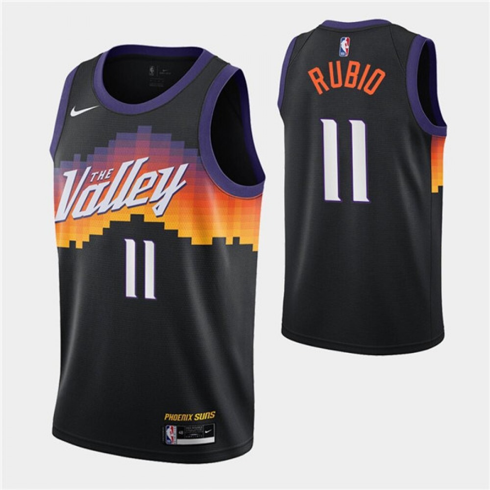 Game-Ready Men's Phoenix Suns #11 Ricky Black Basketball Jersey