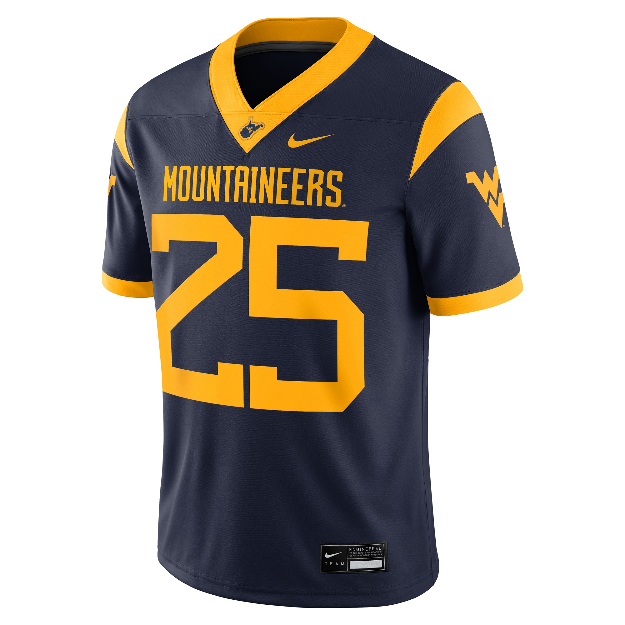 [DDG] West Virginia Mountaineers Limited Home Game Jersey - Navy