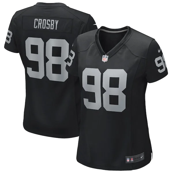 None Maxx Crosby  Jersey - Black | NFL Player Jersey | NFL Football