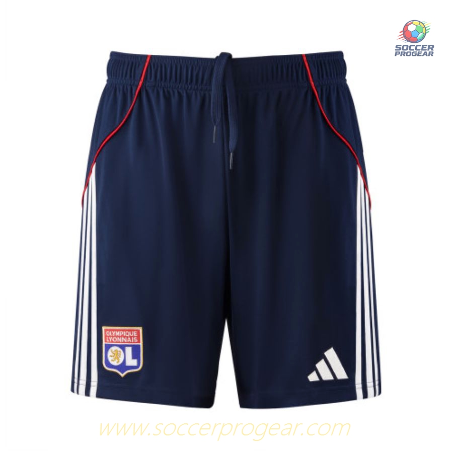 OL French Ligue 1 Away Children's Edition Soccer Uniform Team Shirt 2025-2026 Season