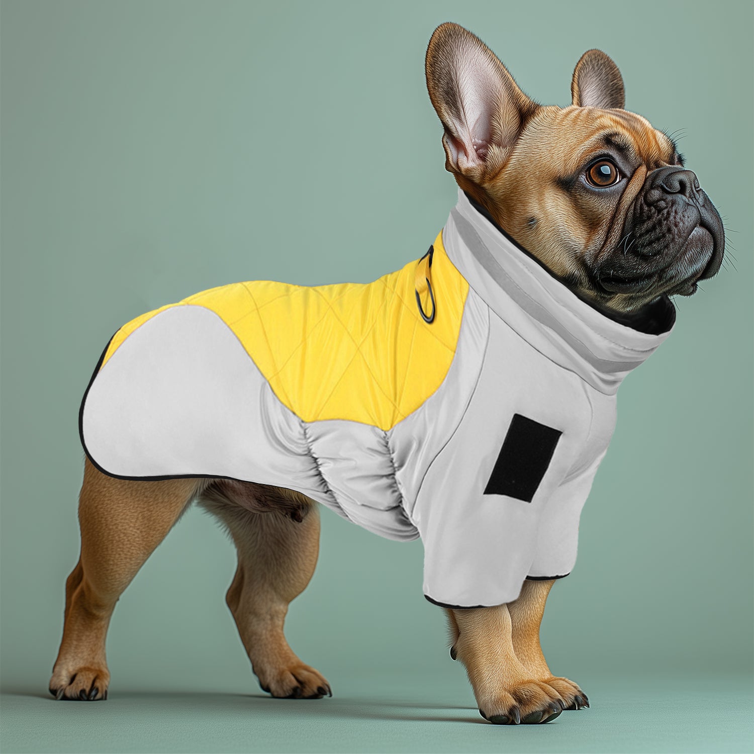 Comfortable Stylish Frostglow Frenchie Winter Jacket for Home Use