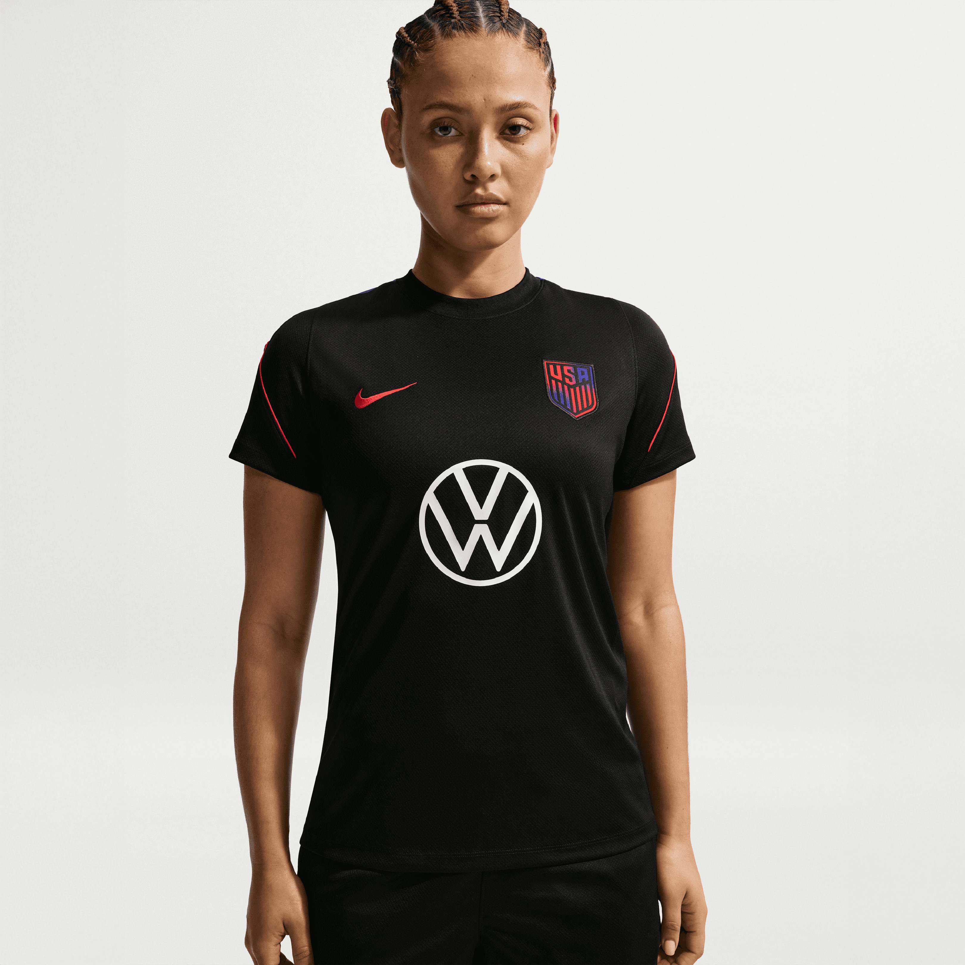[SJH] USMNT Women's 2026 Strike Dri-FIT Jersey Top - Black