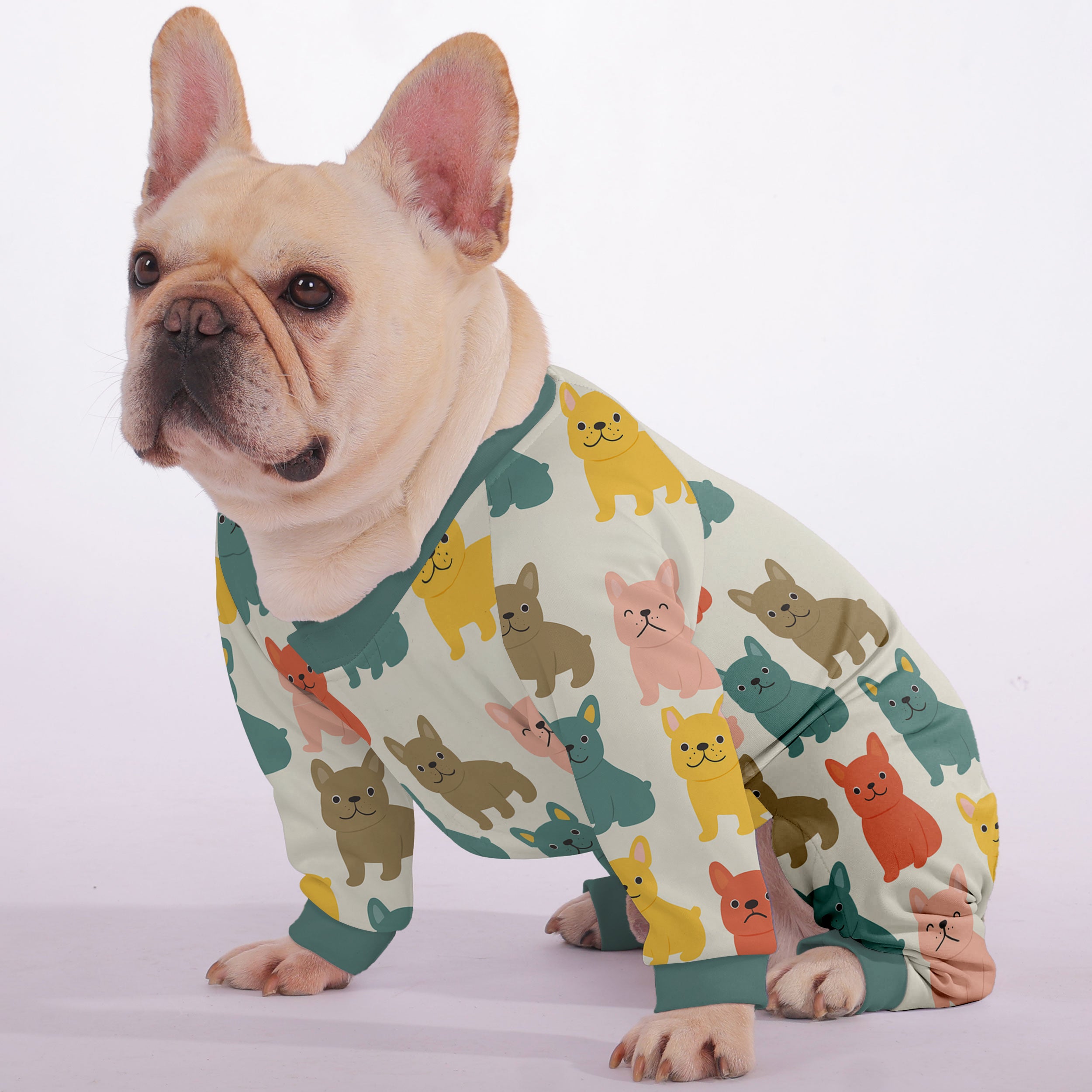 Street-Ready Ghost - Matching Pajama Set For Frenchie Lovers for Ever...