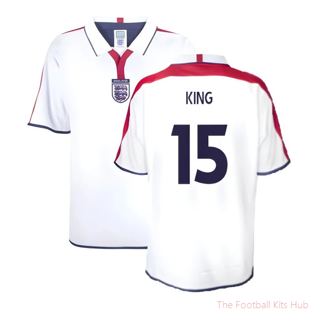 England 2004 Retro Football Shirt (King 15)