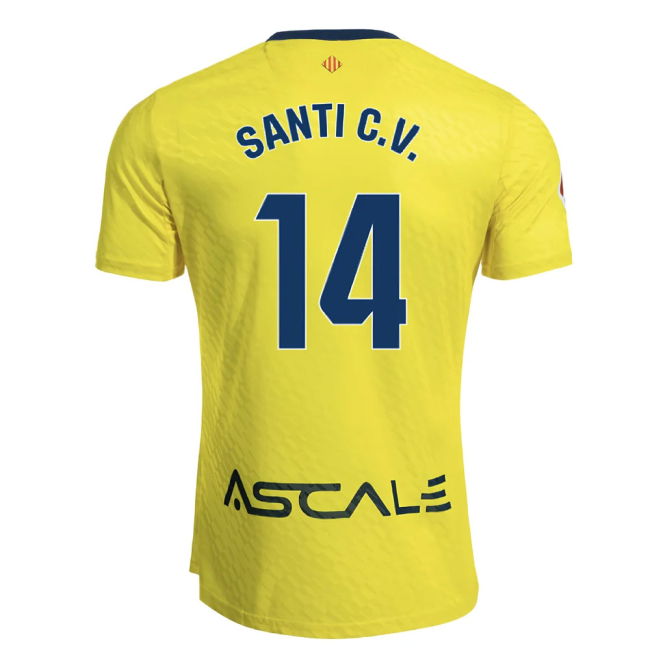 2025-2026 Villarreal Home Shirt (Santi C.V. 14) - Supporter Essenti...