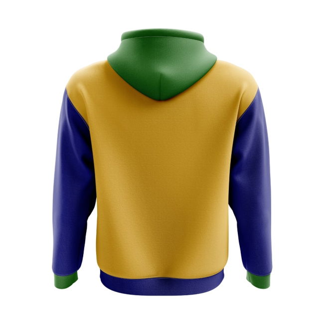 National Christmas Island Concept Country Football Hoody (Yellow)