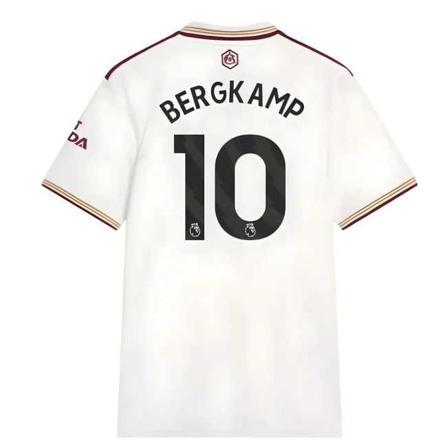 2025 Edition Breathable Arsenal Third Game Jersey (Bergkamp 10)