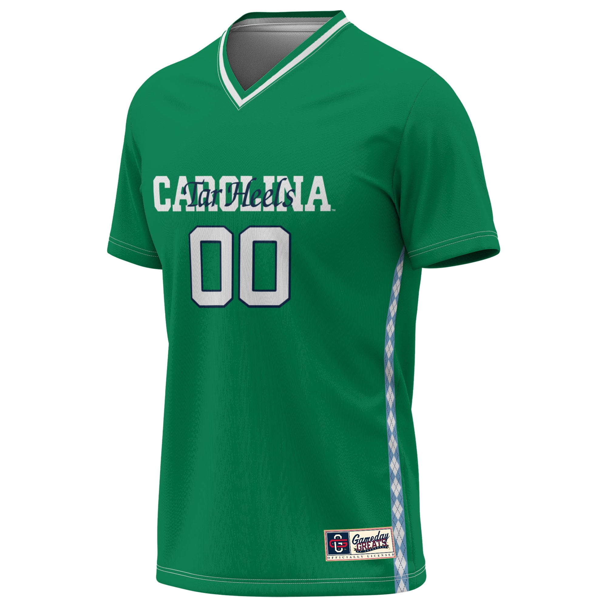 [DDG] North Carolina Tar Heels GameDay Greats Youth NIL Pick-A-Player Women's Soccer Lightweight Fashion Goalie Jersey - Green