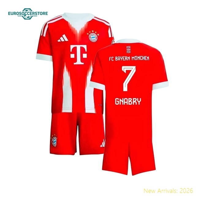 2025-2026 Football Team Mini Gentle Gnabry Jersey Drycell