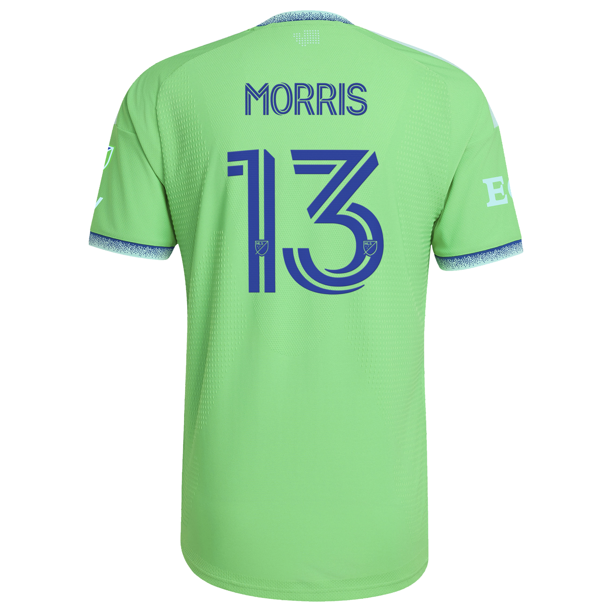 [SJH] Jordan Morris Seattle Sounders FC 2026 The Evergreen State Kit On-Field Authentic Patch Jersey - Rave Green