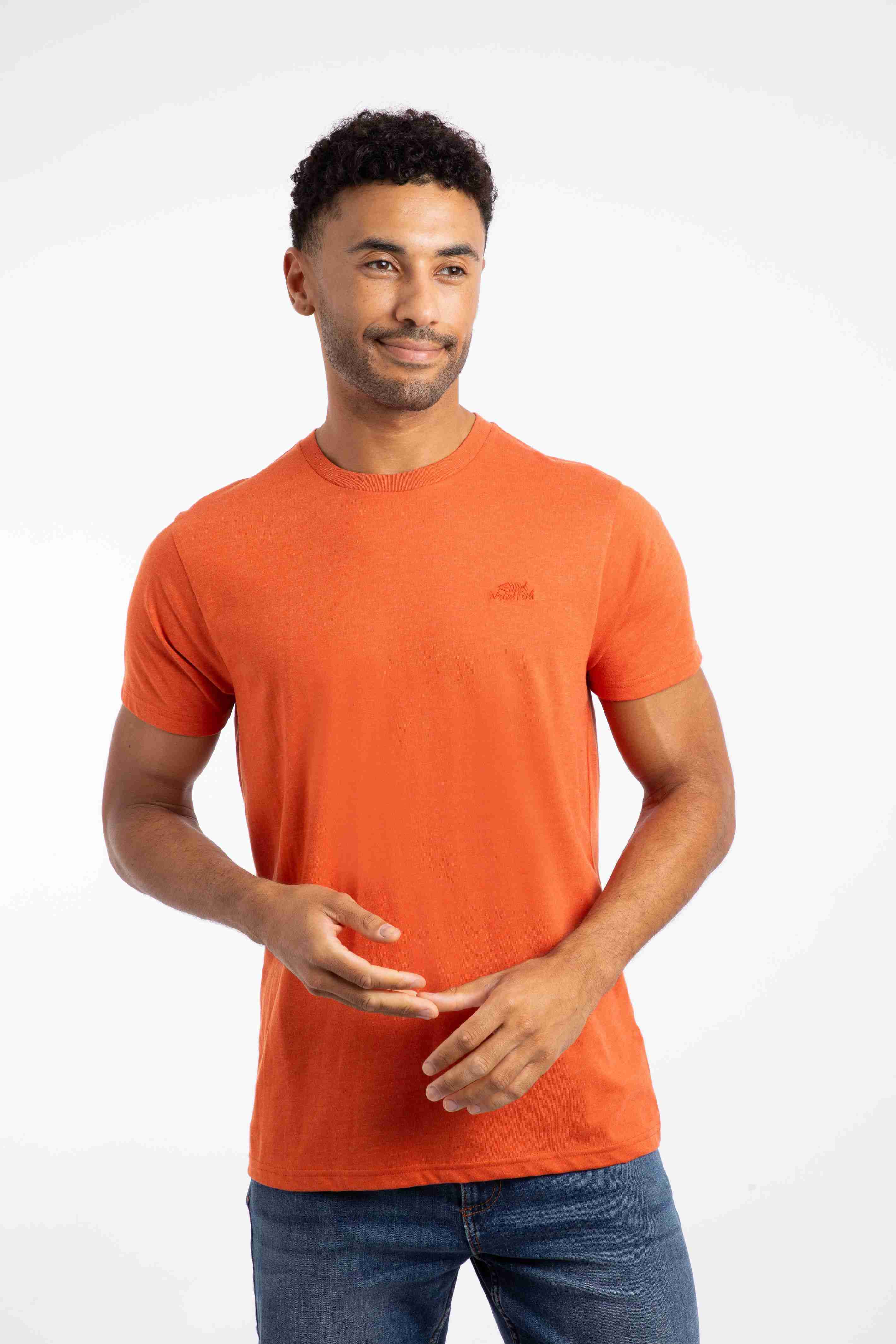 Hooked Branded T-Shirt Rust Leaves