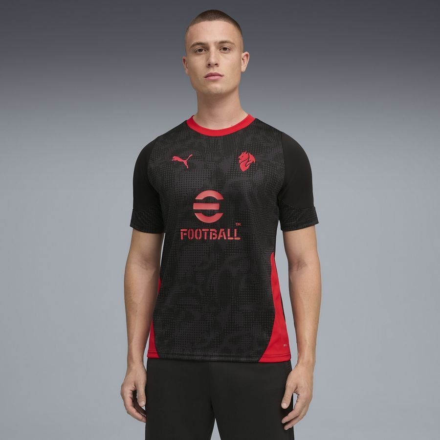 Milan Training T Shirt Puma Jet Black/for All Time Red
