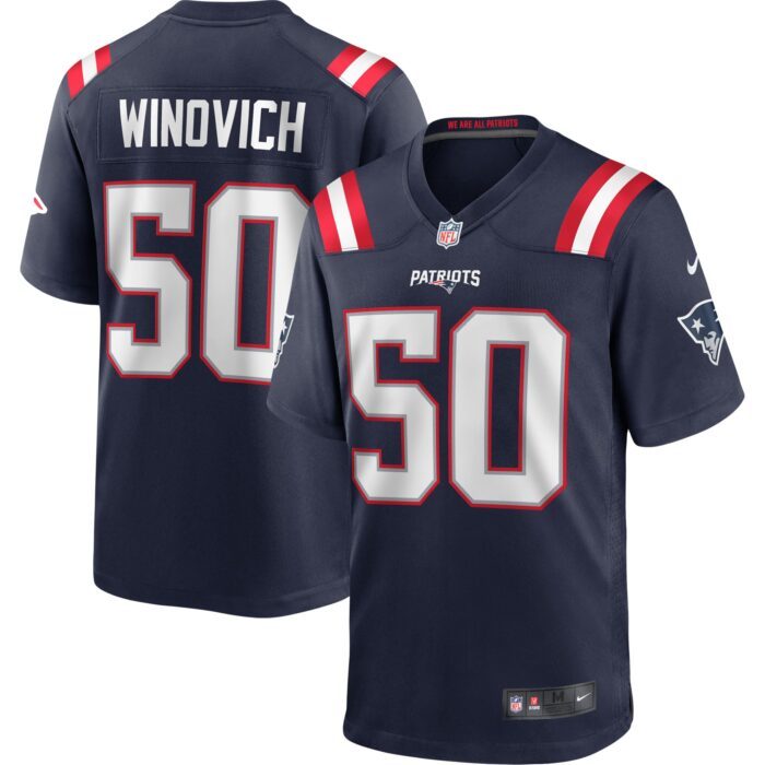 None Men's NE Patriots Sleek Genuine Jersey Game Day Wear