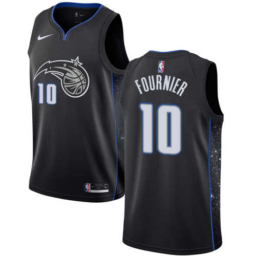 Nike Orlando Magic #10 Evan Fournier Black NBA Swingman City Edition 2018/19 Jersey Mens